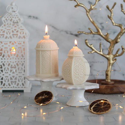 Eid Lantern Soy Candle: Handmade Ramadan Decor
