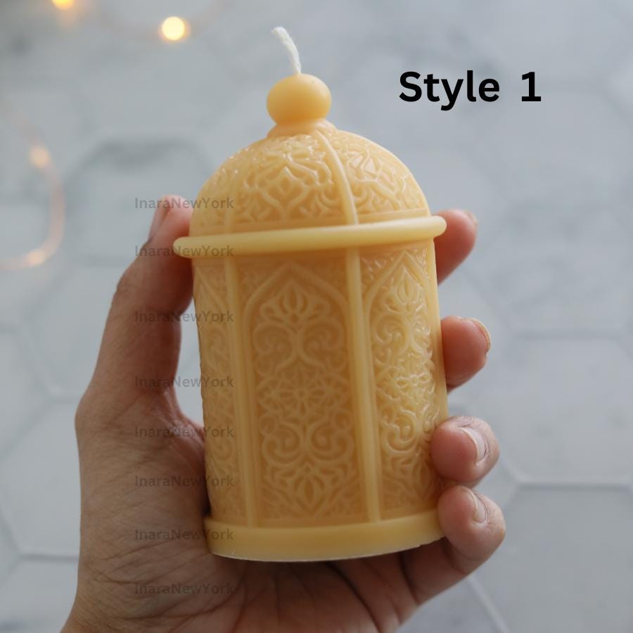 Eid Lantern Soy Candle: Handmade Ramadan Decor