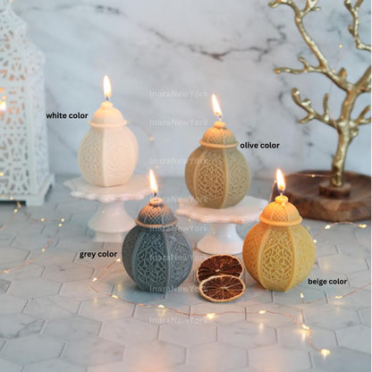 Eid Lantern Soy Candle: Handmade Ramadan Decor
