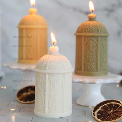 Ramadan lantern decor Candle Candle: Handmade Soy Wax Eid