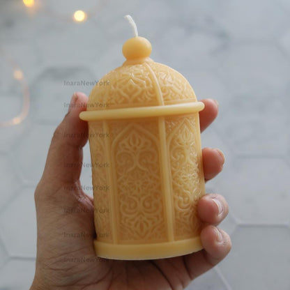 Ramadan lantern decor Candle Candle: Handmade Soy Wax Eid