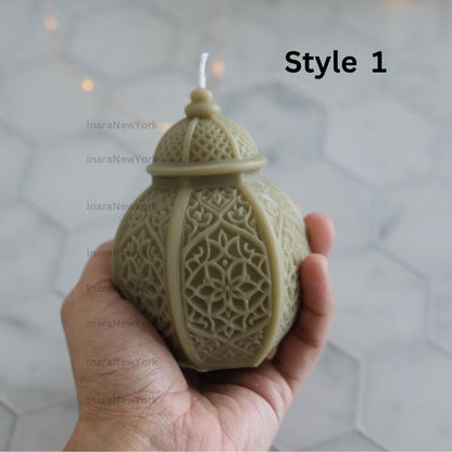 Eid Lantern Soy Candle: Handmade Ramadan Decor