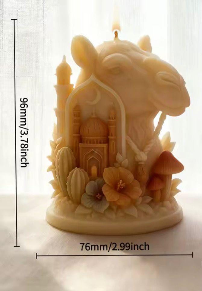 Ramadan Eid camel Arabic camel Soy Candle: Handmade Ramazan Arab home Decor