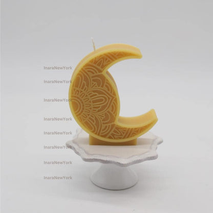 Ramadan eid Moon Candle - Shaped Candle - Muslim Decor - Islamic