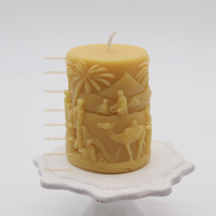 Ramadan eid Candle Candle: Handmade Soy Wax arabic dessert decor gift