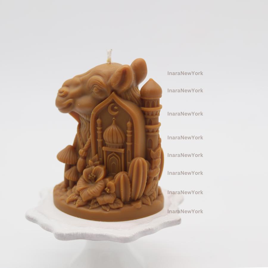 Ramadan Eid camel Arabic camel Soy Candle: Handmade Ramazan Arab home Decor