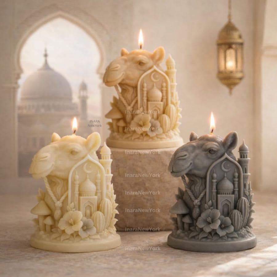 Ramadan Eid camel Arabic camel Soy Candle: Handmade Ramazan Arab home Decor