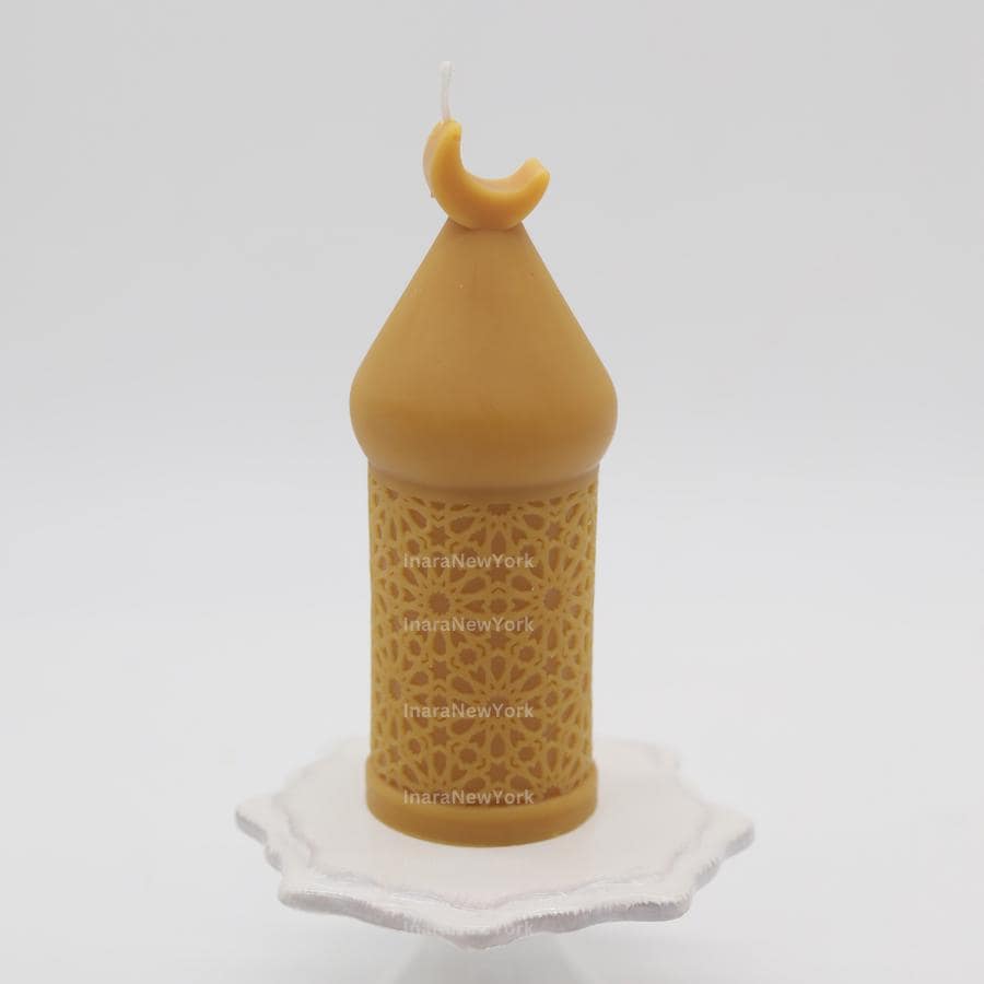 Ramadan Eid Lantern mosque Soy Candle: Handmade Ramazan Decor