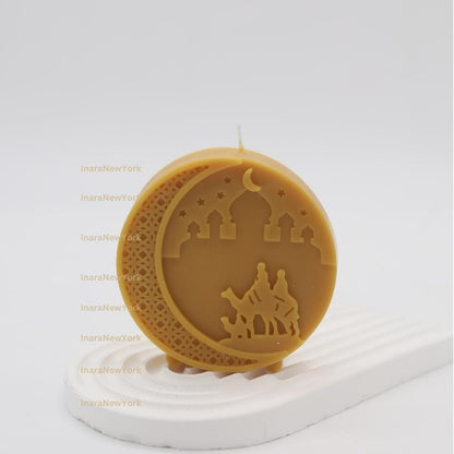 Ramadan eid Candle Candle: Handmade Soy Wax arabic dessert decor gift
