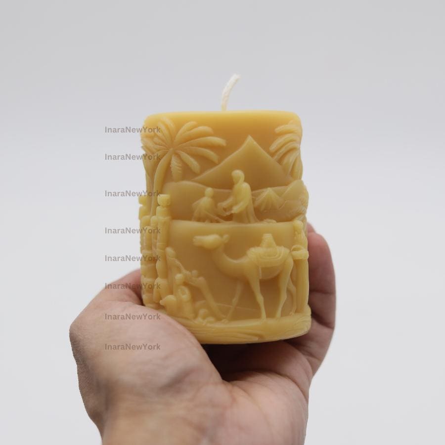 Ramadan eid Candle Candle: Handmade Soy Wax arabic dessert decor gift