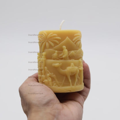 Ramadan eid Candle Candle: Handmade Soy Wax arabic dessert decor gift