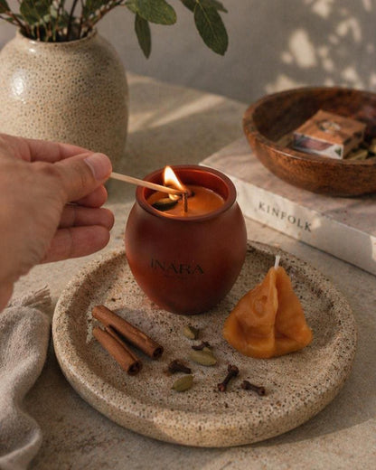 kulad Chai Samosa candle Soy Candle: Indian Décor, Handmade