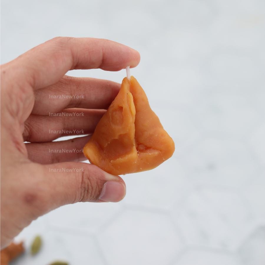 kulad Chai Samosa candle Soy Candle: Indian Décor, Handmade
