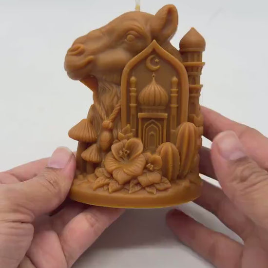 Ramadan Eid camel Arabic camel Soy Candle: Handmade Ramazan Arab home Decor