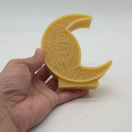 Ramadan eid Moon Candle - Shaped Candle - Muslim Decor - Islamic