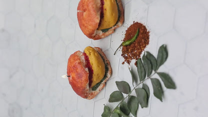 Vada Pav Candle: Handmade Soy Wax Indian Decor