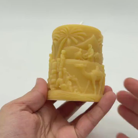 Ramadan eid  Candle Candle: Handmade Soy Wax arabic dessert decor gift