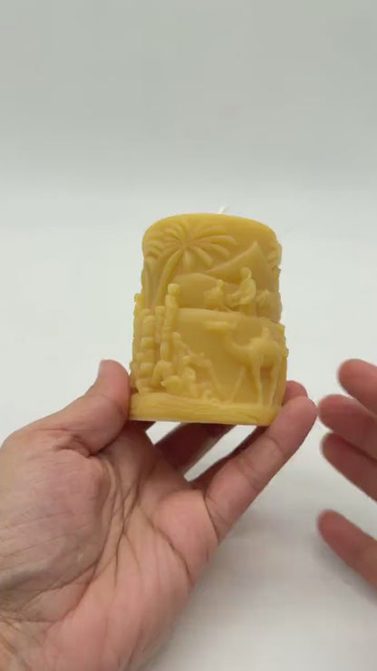 Ramadan eid  Candle Candle: Handmade Soy Wax arabic dessert decor gift