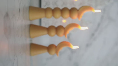 Ramadan moon Eid Lantern Candle: Handmade Soy Wax Ramazan Decor