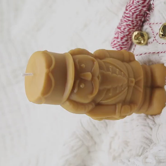 large Nutcracker Candle for Christmas Decor  Gift candle- holidays