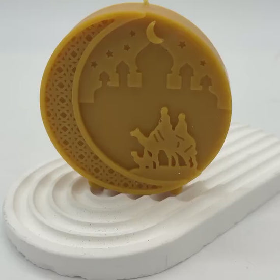 Ramadan eid  Candle Candle: Handmade Soy Wax arabic dessert decor gift